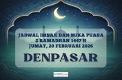Jadwal Imsak dan Buka Puasa Kota Denpasar Hari Ini, 20 Februari 2026