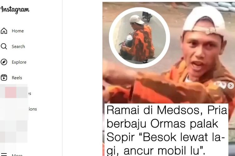 Viral, video pria berseragam palak sopir truk di Bogor.