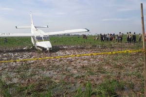 KNKT Investigasi Penyebab Pesawat Mendarat Darurat, Evakuasi Menunggu Keputusan Asuransi