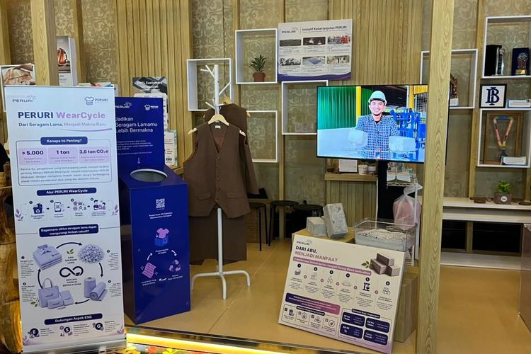 Dukung Ekonomi Sirkular, Peruri Sulap Limbah Produksi Jadi Paving Block