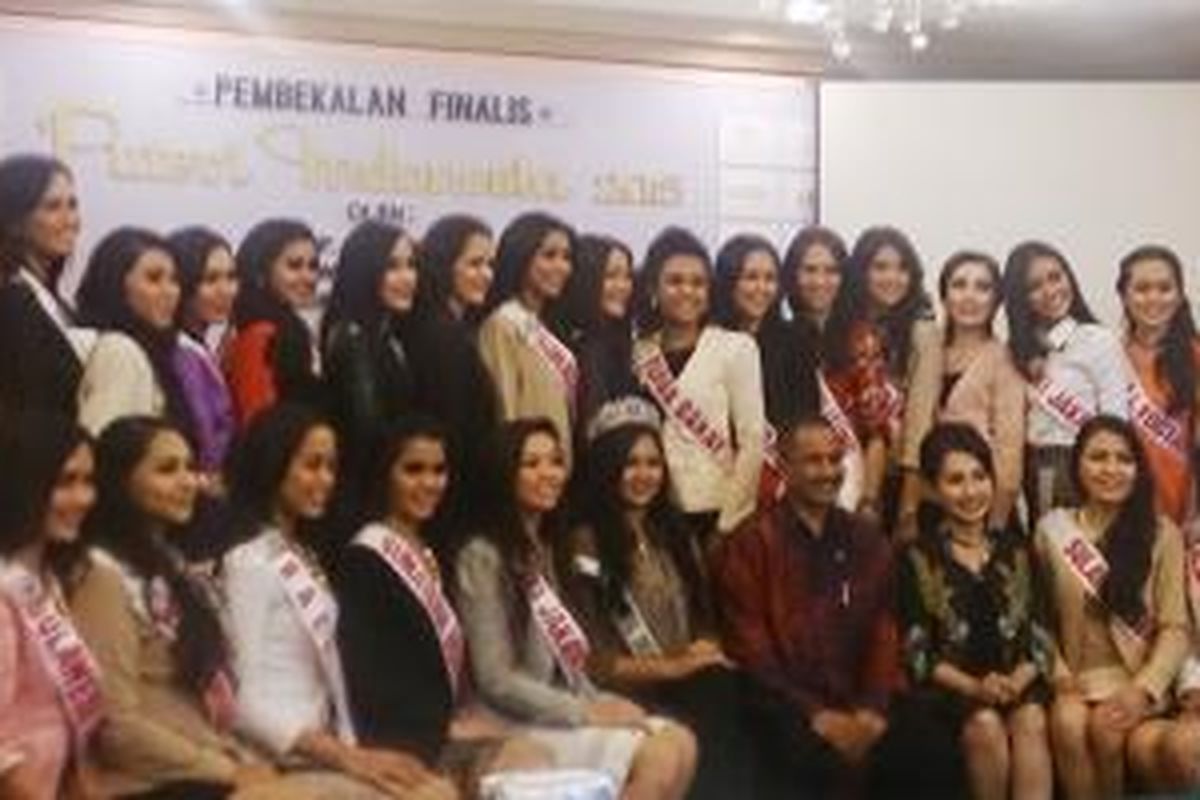 Para menteri Kabinet Kerja Republik Indonesia yang berbagi ilmu kepada 38 finalis Putri Indonesia.