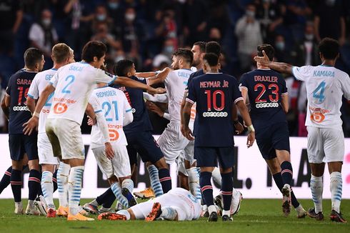 PSG Vs Marseille - Neymar Dapat Hinaan Rasial, Di Maria Ludahi Lawan