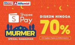 ShopeePay Gandeng Alfamart dan Alfamidi Tawarkan Promo Murmer Ramadhan