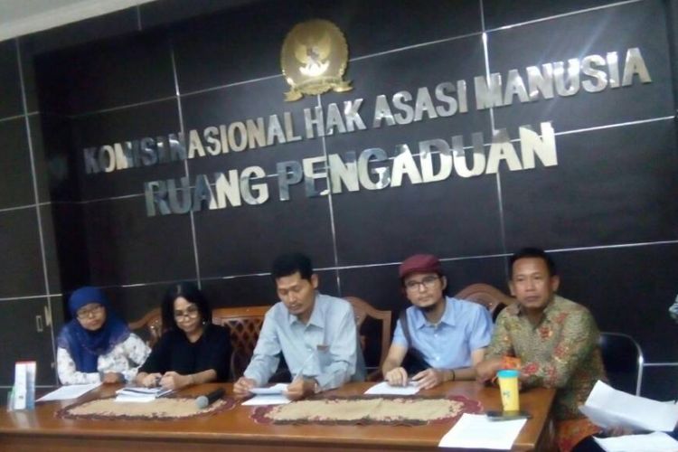 Komisi Nasional Hak Asasi Manusia (Komnas HAM) menggelar diskusi dalam rangka Hari Pendidikan Nasional, dengan tema Maraknya Pelanggaran HAM di Sekolah, Jakarta, Selasa (2/5/2017).