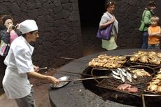 Mengintip El Diablo, Restoran Spanyol yang Memasak Sajian di Atas Lava Gunung Berapi