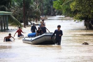 Tapanuli Selatan Banjir Lagi, Hujan Deras Bikin Sungai Batangtoru Meluap