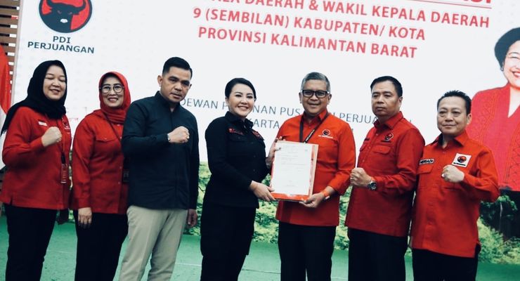 Dapat Rekomendasi PDI-P, Karolin-Erani Klaim Didukung 6 Parpol di Pilkada Landak