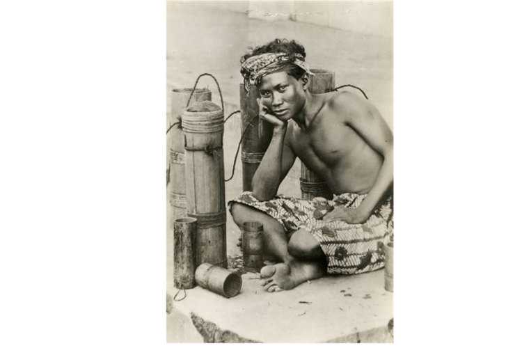 Penjual Tuak di Hindia Belanda Tahun 1930