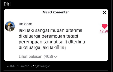 Viral, Twit Sebut Perempuan Lebih Sulit Diterima di Keluarga ...