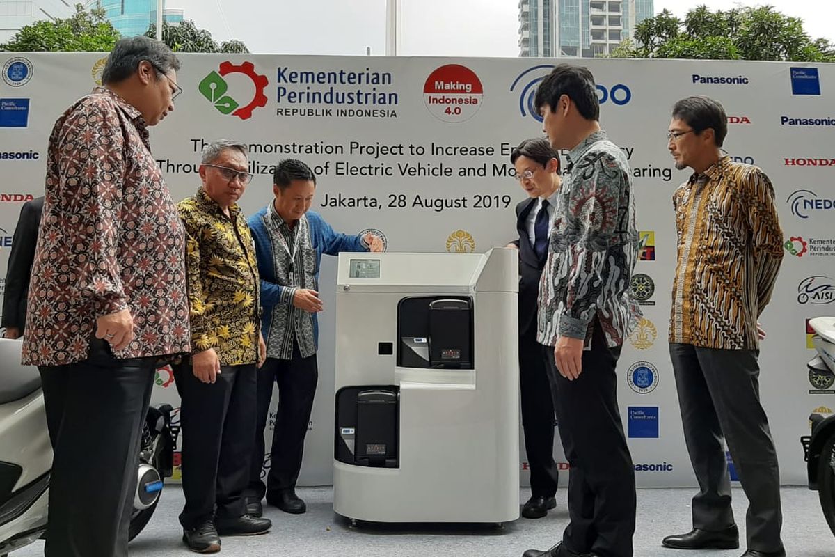 Kemenperin dan NEDO memulai proyek demonstrasi efisiensi motor listrik.