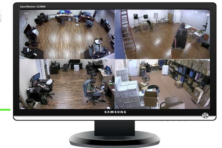 Ilustrasi CCTV multiplexer