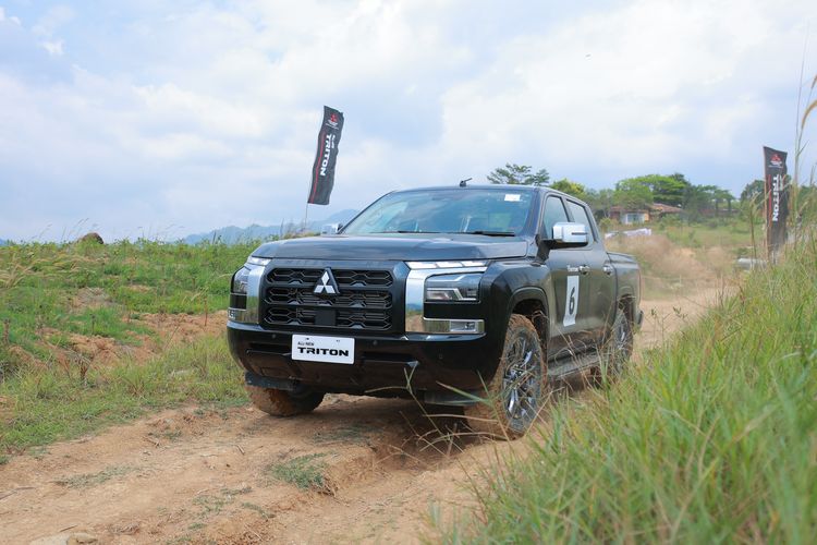 Test drive Mitsubishi All New Triton di medan off road