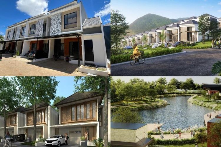Kiri atas: Alana Signature by PT Elang Helios Perkasa (Unity Group). Kanan atas: Spring Residence at Spring City, Sentul City by PT Sentul City Tbk. Kiri bawah: Springhill Yume Green Residences by Springhill Group &amp; Hankyu Hanshin Properties Corp. Kanan bawah: Maestria Residences by FARPOINT. 
