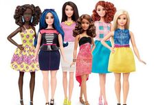 Kontroversi soal Tubuh Boneka Barbie yang Berisi dan Mungil 