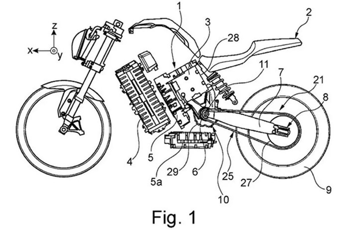 Paten motor listrik BMW