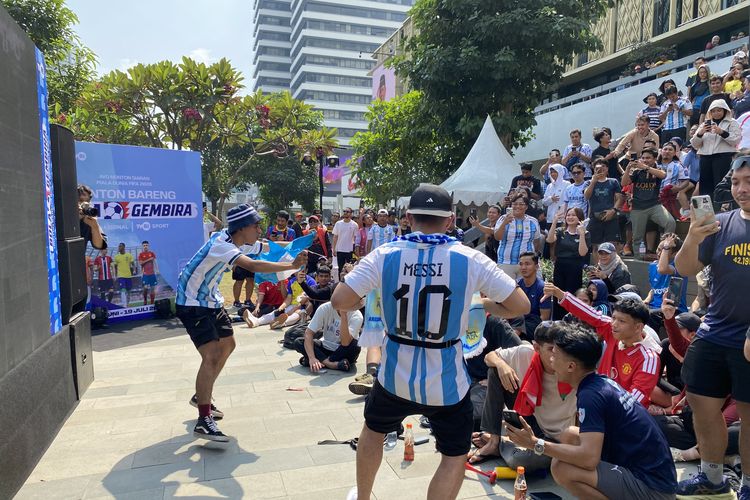 Fans Messi Senang Argentina Menang Lawan Swiss: Tadi Tegang Banget Pas Skor 1-1