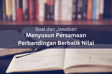 Soal dan Jawaban Menyusun Persamaan Perbandingan Berbalik Nilai