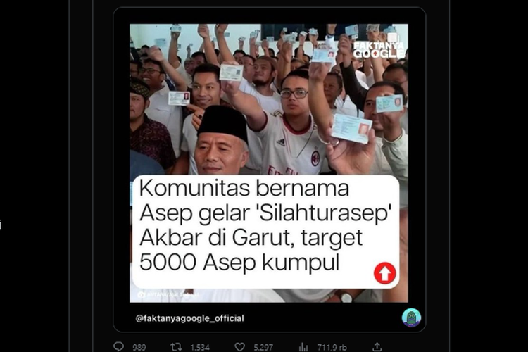 Silaturahmi komunitas Asep di Garut.