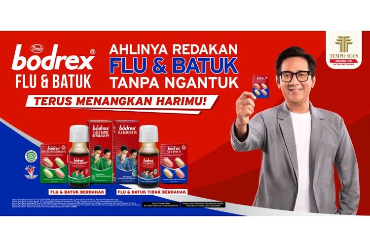 bodrex Flu & Batuk memiliki dua varian obat. 