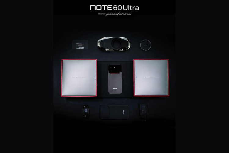 Isi paket penjualan Infinix Note 60 Ultra.