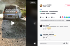 Video Suzuki APV Terjebak di Jalan Cor yang Masih Basah