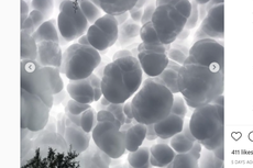 Viral Awan Berbentuk Gelembung di Langit Spanyol, Ini Penjelasannya