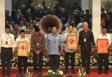 Berita Foto: Momen Pengundian Nomor Urut Pilpres 2024, Anies-Cak Imin 1, Prabowo-Gibran 2, Ganjar-Mahfud 3