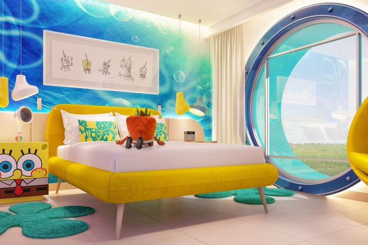Sebuah suite bernama Pineapple Suite di Nickelodeon Hotels & Resorts Riviera Maya yang dikelola oleh Karisma Hotels & Resorts, Meksiko (dok. https://www.karismahotels.com/).