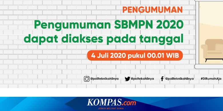 Cara Daftar Ulang 10 Politeknik Terfavorit Sbmpn 2020 Dari Polinema Pnj Hingga Pnup Halaman All Kompas Com