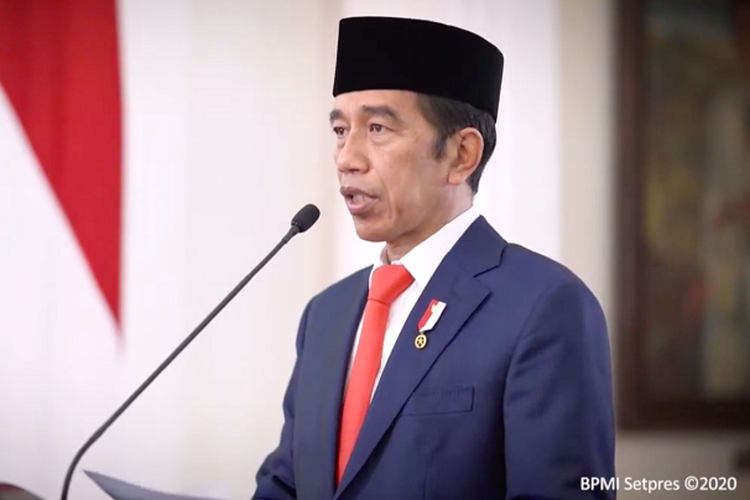 President Joko Widodo opens the 7th Indonesia Sharia Economic Festival on 28/10/2020