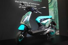 Skuter Listrik Piaggio One Kolaborasi Feng Chen Wang di EICMA 2021