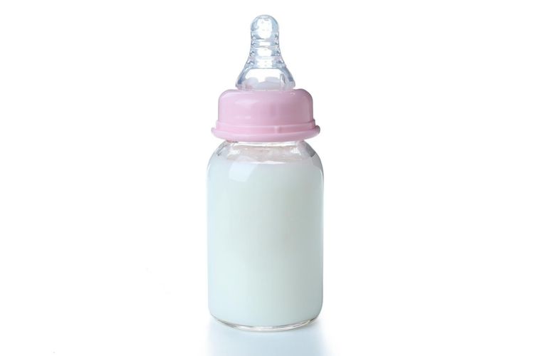 Ilustrasi botol susu bayi