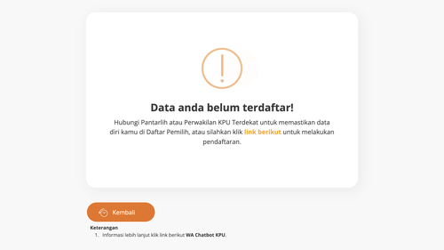 Nama Tidak Muncul Saat Cek DPT Online, Bagaimana Solusinya?