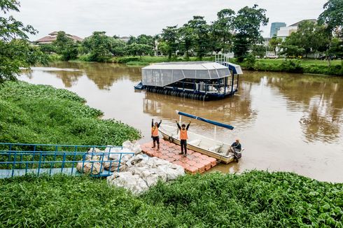 Interceptor 001, Alat Canggih Pembersih Sampah Sungai Beroperasi di Jakarta