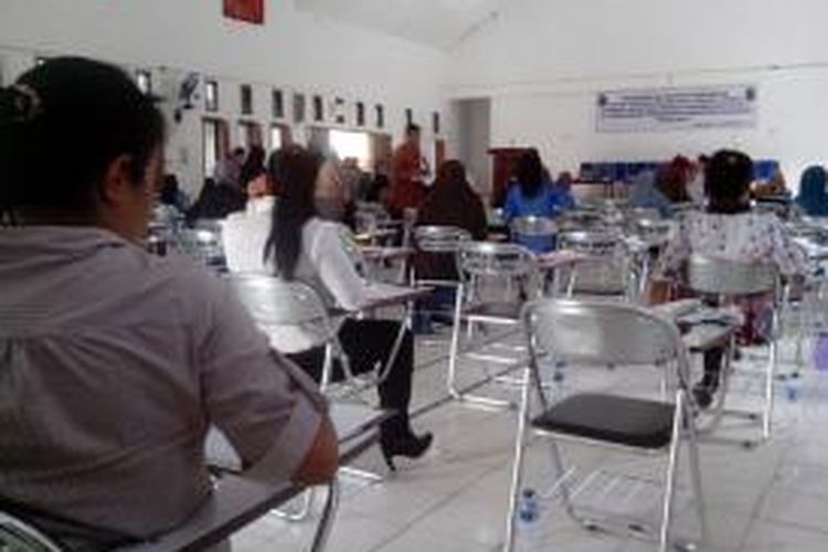 Kekeurangan soal, tes CPNS di Kabupaten Nunukan Ditunda.