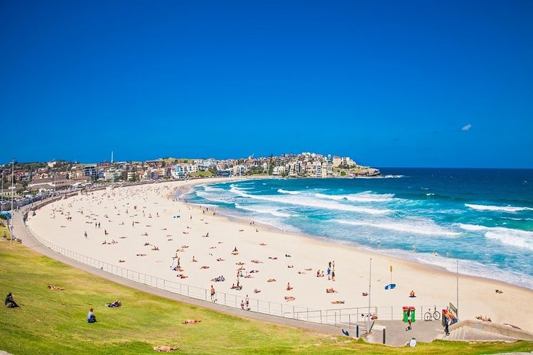 Bondi beach di Sydney, Australia.