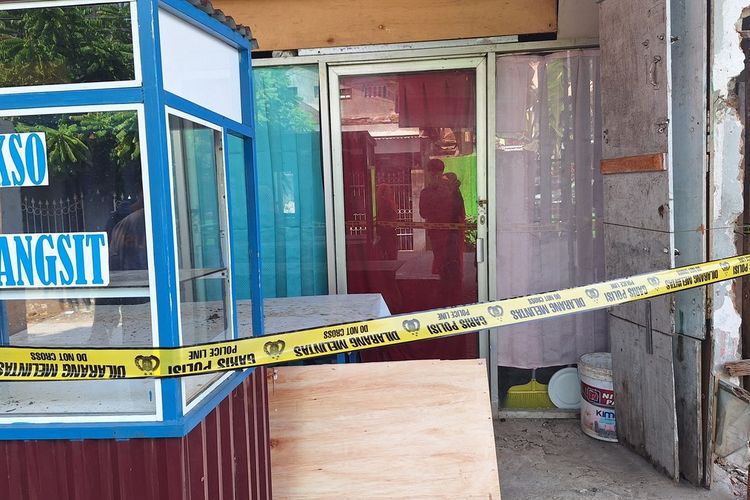 Lokasi kontrakan tempat ditemukannya jasad wanita berinisial KA dengan kondisi membusuk dan membengkak di Jalan Bontoduri, Kecamatan Tamalate, Kota Makassar, Sulsel, Senin (21/10/2024).