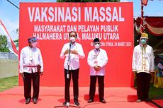 Pantau Vaksinasi di Halmahera Utara, Presiden: Saya Ingin Pastikan Vaksin Sampai ke Pelosok