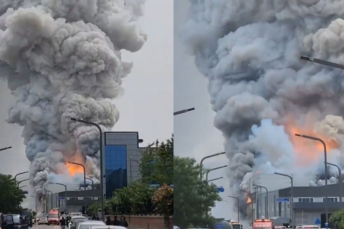 Kebakaran pabrik lihtium di Korea Selatan