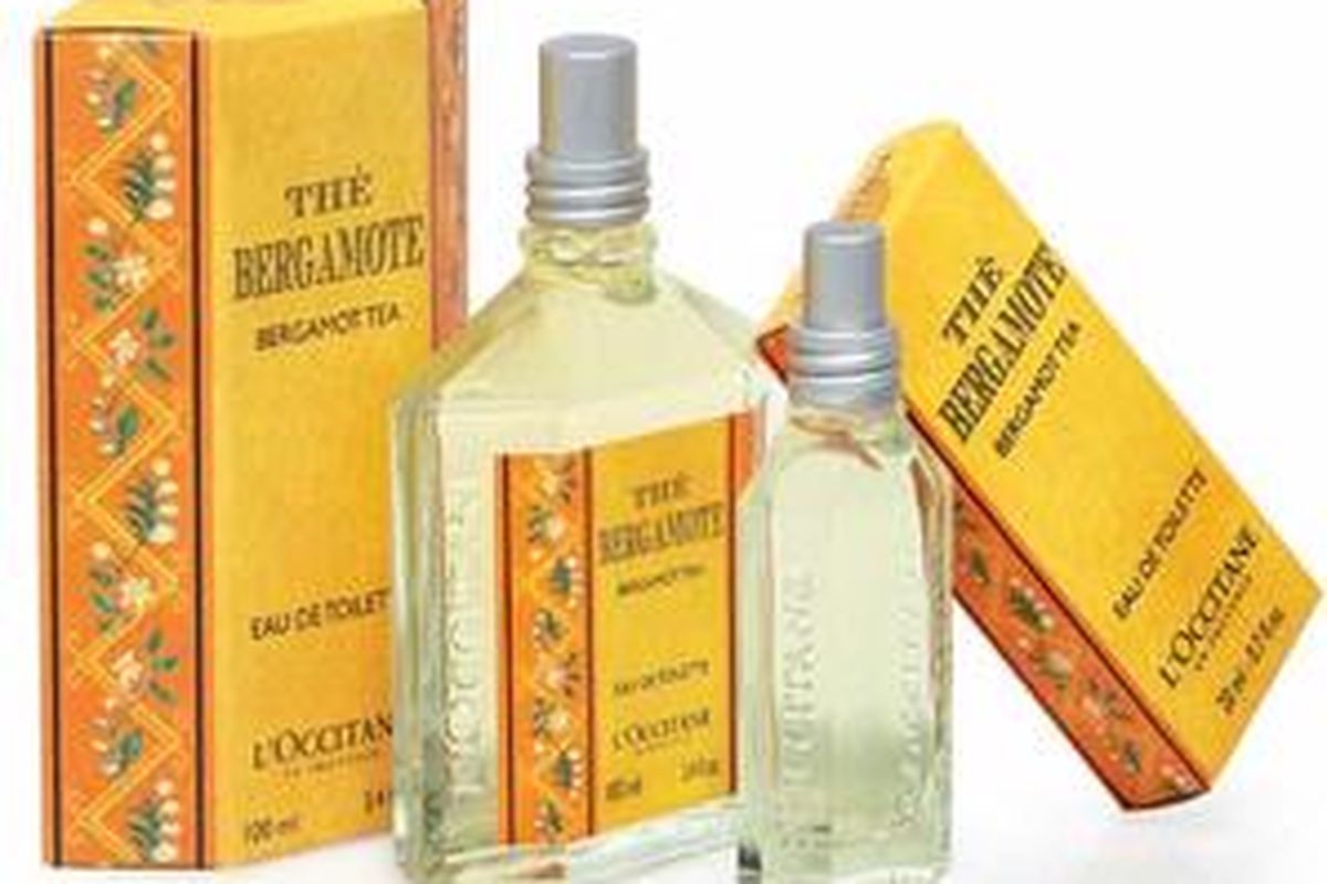 Rangkaian body mist Bergamot Tea dari L'Occitane.