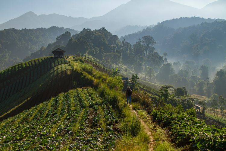 Pasir Datar, salah satu tempat wisata di Sukabumi.