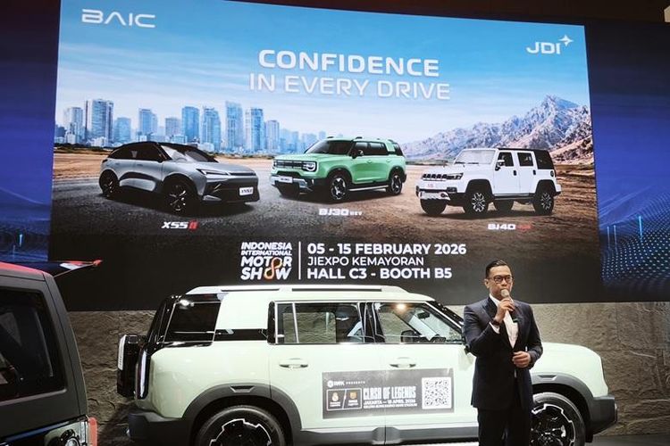 BAIC BJ30 Hybrid Electric Vehicle (HEV) mencuri perhatian di gelaran IIMS 2026.
