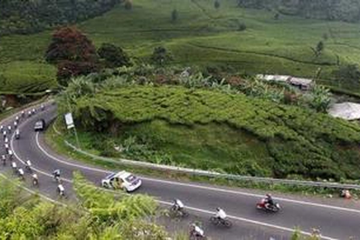 Ilustrasi jalan puncak