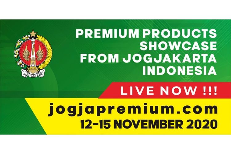 Dinas Perindustrian dan Perdagangan (Disperindag) Daerah Istimewa Yogyakarta (DIY) selenggarakan pameran Jogja Premium Export 2020 Virtual Expo yang berlangsung secara virtual pada 12-15 November 2020 (Dok. Disperindag Yogyakarta) 