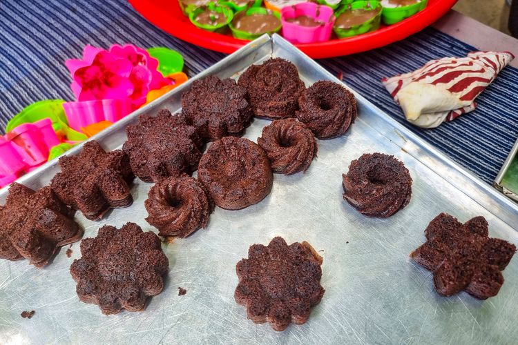 Brownies tiwul di Desa Ngerangan, Klaten, Sabtu (13/1/2024).