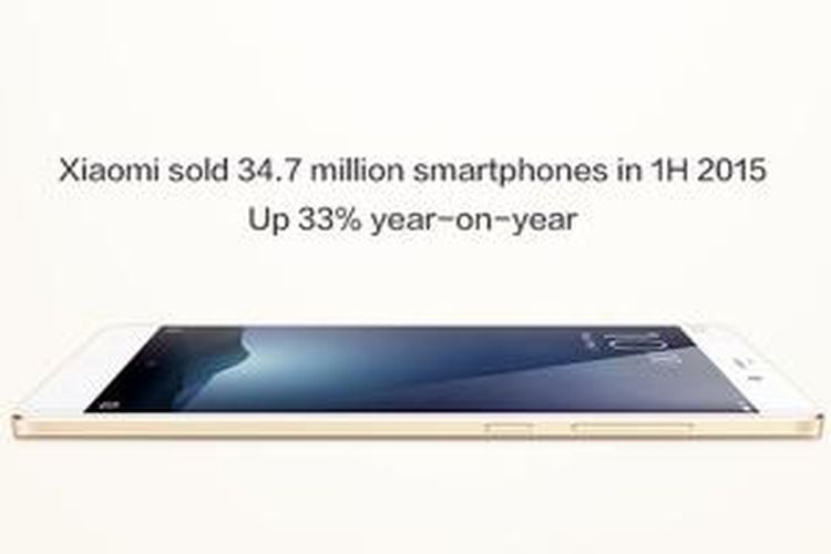 Xiaomi mengumumkan penjualan smartphone-nya di semester pertama 2015.