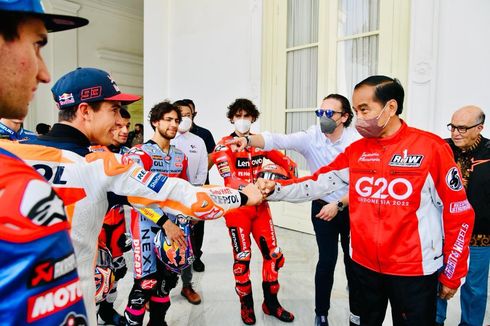 Pebalap MotoGP Tak Pakai Masker Saat Bertemu Jokowi, Istana: Sudah PCR dan Vaksin Lengkap