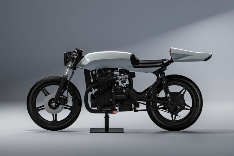 Honda CX500 bergaya cafe racer garapan Dotto Creations