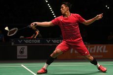 Langkah Jonatan Christie Terhenti, Tunggal Putra Indonesia Habis