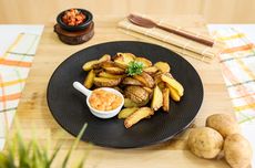 Resep Potato Garlic Butter, Kentang Goreng Bumbu Mentega dan Bawang Putih